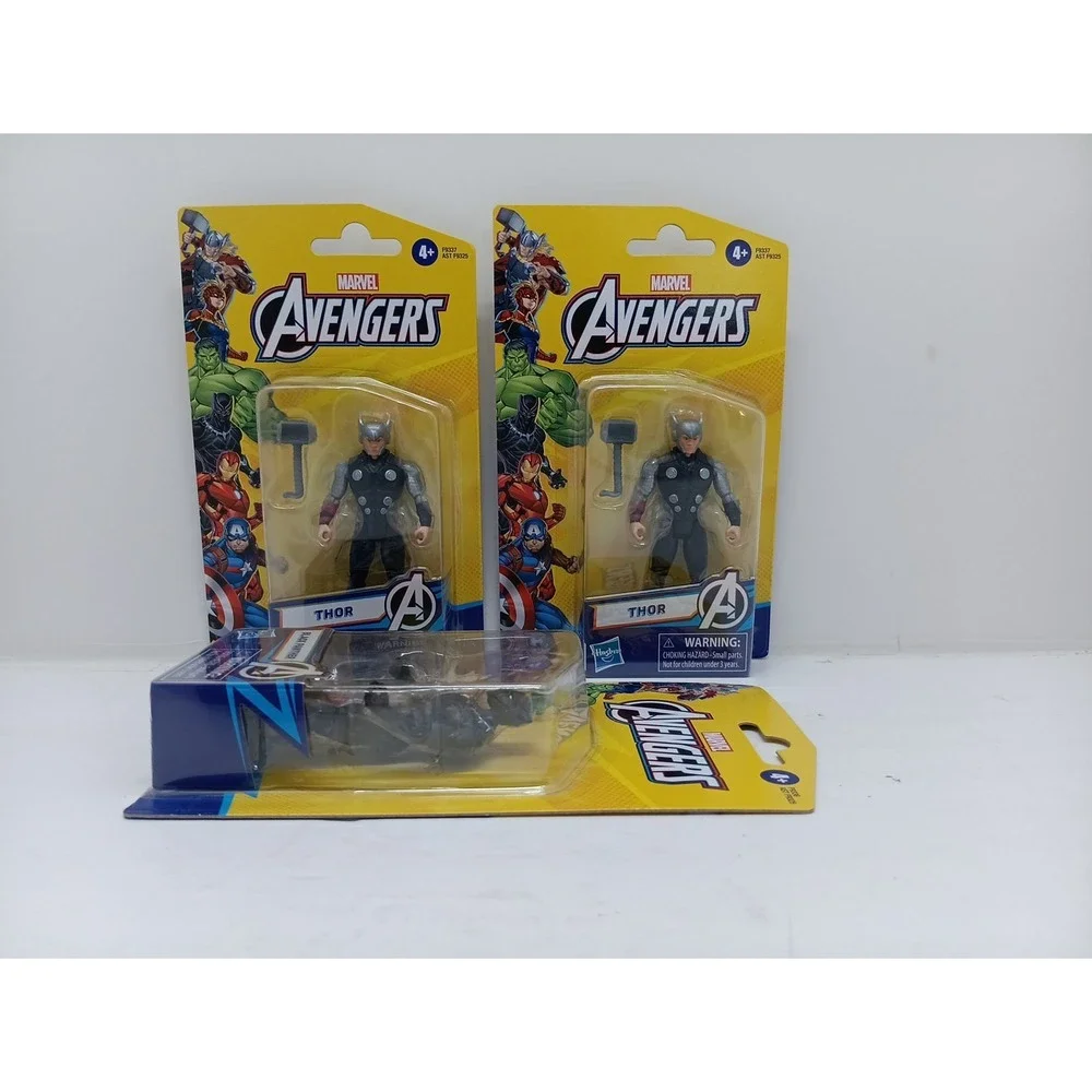 Hasbro Marvel Avengers Lot Of 3 Thor, Black Panther Action Figure Brand New